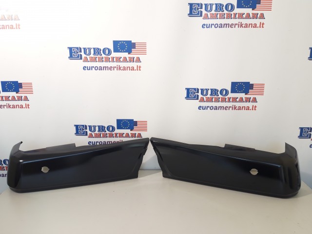Set of 2 Step Bumper Face Bars Rear